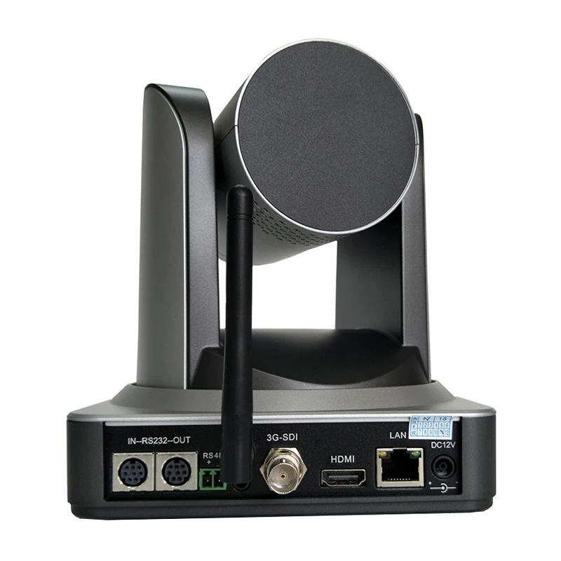 3.5mm audio input hd 10x Zoom video conference 3G-SDI HDMI WIFI IP camera With RS232 / RS485 Remote Control