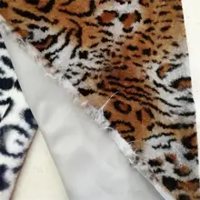 Кроличьей шерсти с леопардовым принтом 13 мм ворс из кроличьего меха, сумочки для одежды игрушечные Шляпы Обувь шарфы ткань