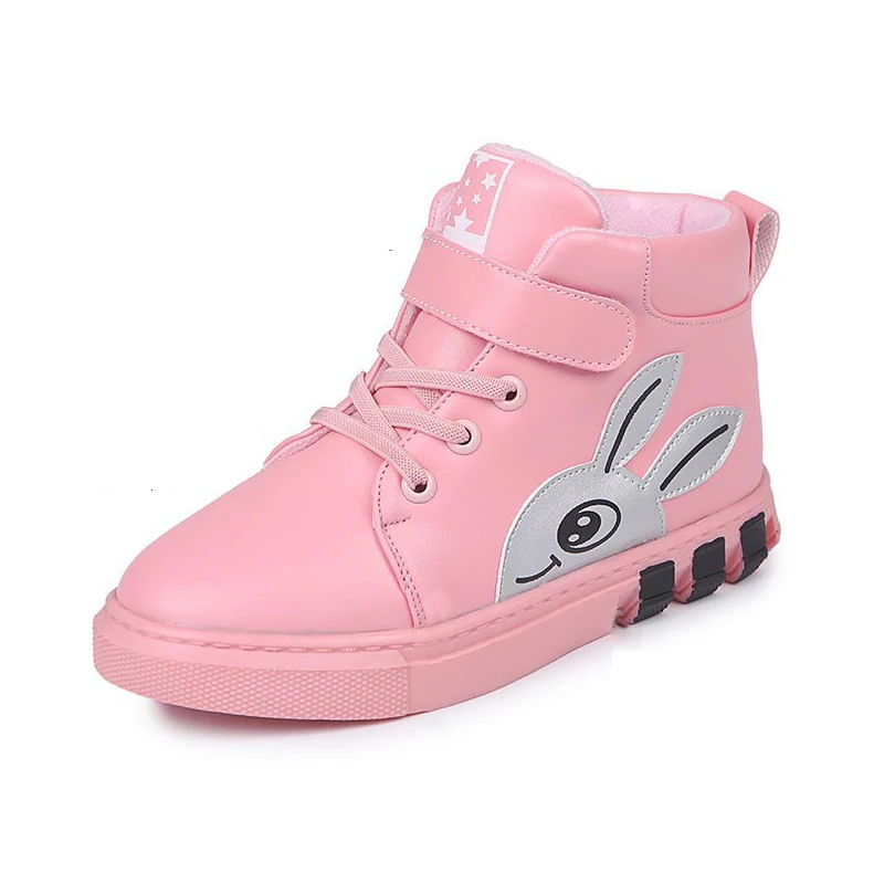 

Girls Sneakers For Children Princess Shoes Autumn Winter 2018 Kids High Toe Girl Shoes Student Performance Shoes Girls Soft