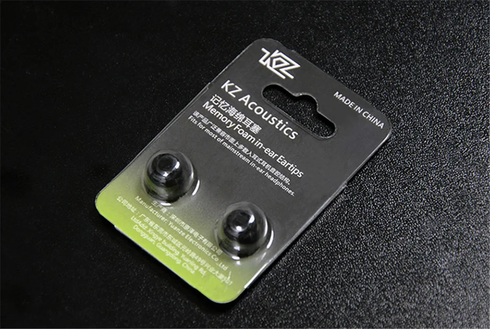 2 шт KZ шумоизоляционные насадки из пены с эффектом памяти, губчатые амбушюры для наушников в ухо, гарнитура для наушников, усиленные басовые амбушюры для ZS10