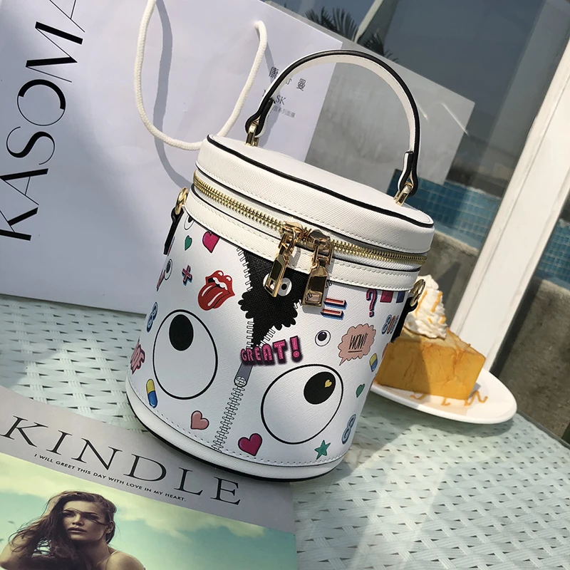 

Pink sugao fashion women handbag cartoon cute bucket bag designer crossbody bags luxury shoulder bag high quality messenger bags