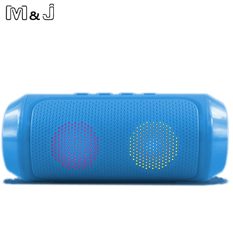 M & J Мультимедийный Мини Bluetooth динамик с стерео FM AUX беспроводной супер бас