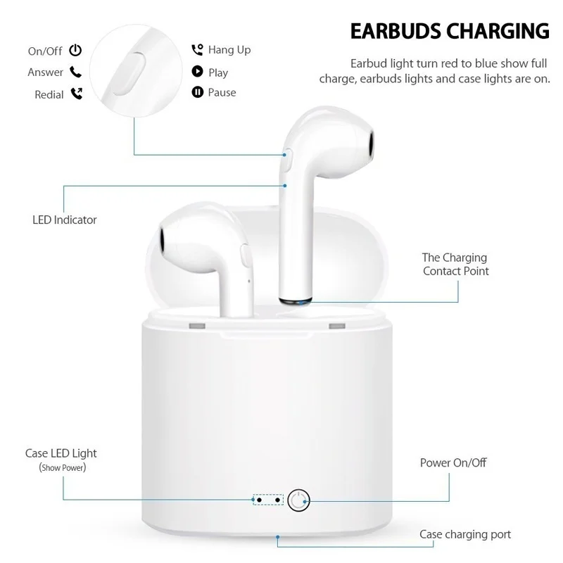 TWS بلوتوث سماعة الهاتف Handfree سماعة لاسلكية سماعات مزدوجة سمّاعات أذن لاسلكيّة ستيريو الأذن برعم مع شحن مربع TWS بلوتوث سماعة الهاتف Handfree سماعة لاسلكية سماعات مزدوجة سمّاعات أذن لاسلكيّة ستيريو الأذن برعم مع شحن مربع