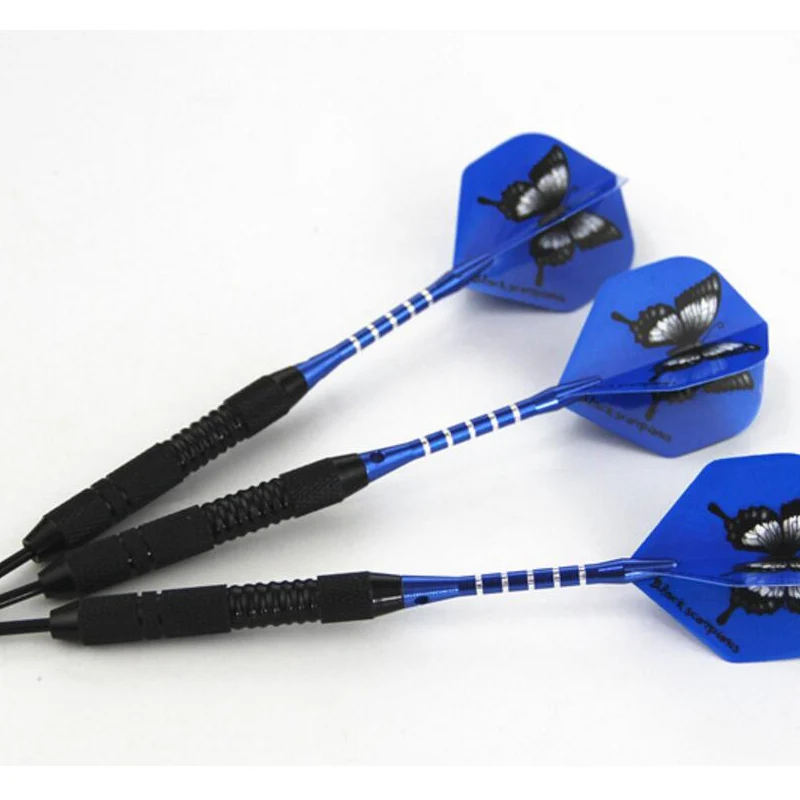 Boxed darts 23g soft darts 6 boxes Blue lined aluminum poles for indoor and outdoor entertainment