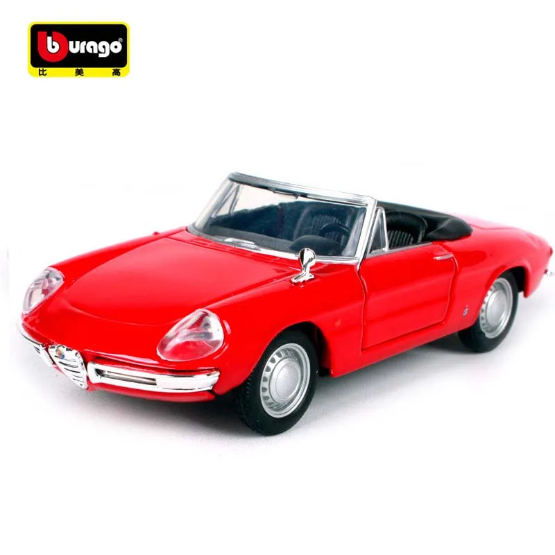 Bburago 1:32 ALFA ROMEO SPIDER винтажный автомобиль ретро классический литая модель