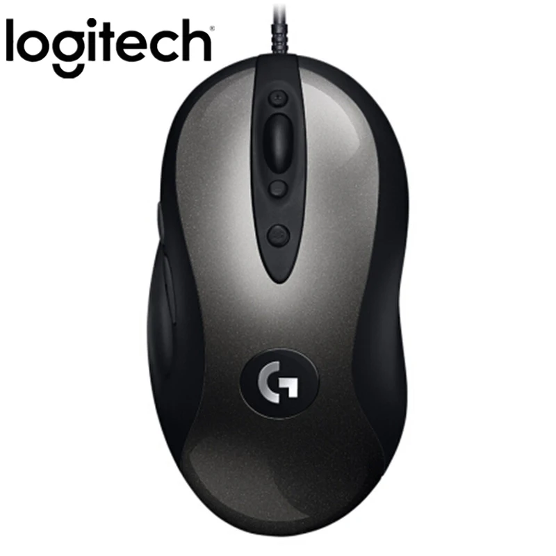 Цена Оригинальная Классическая игровая мышь Logitech MX518, 16000 точек дюйм, программируемая мышь, обновленная от MX500 510 для CSGO LOL OW PUGB