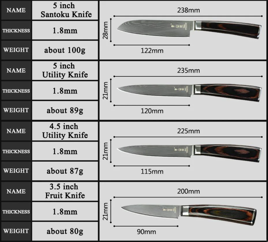 QING VG10 японский дамасский нож 67 слоев стальной кухонный Нескользящая цветная