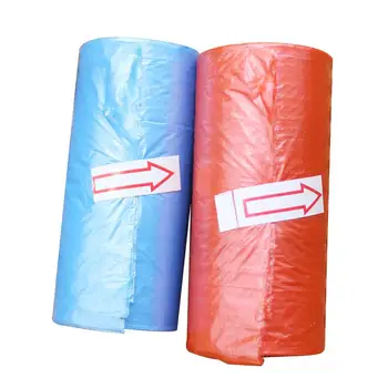 

15pcs/Roll Disposable Drawing Type Automatically Disconnects Garbage Bag Portable Baby Diapers Rubbish Bags no Case