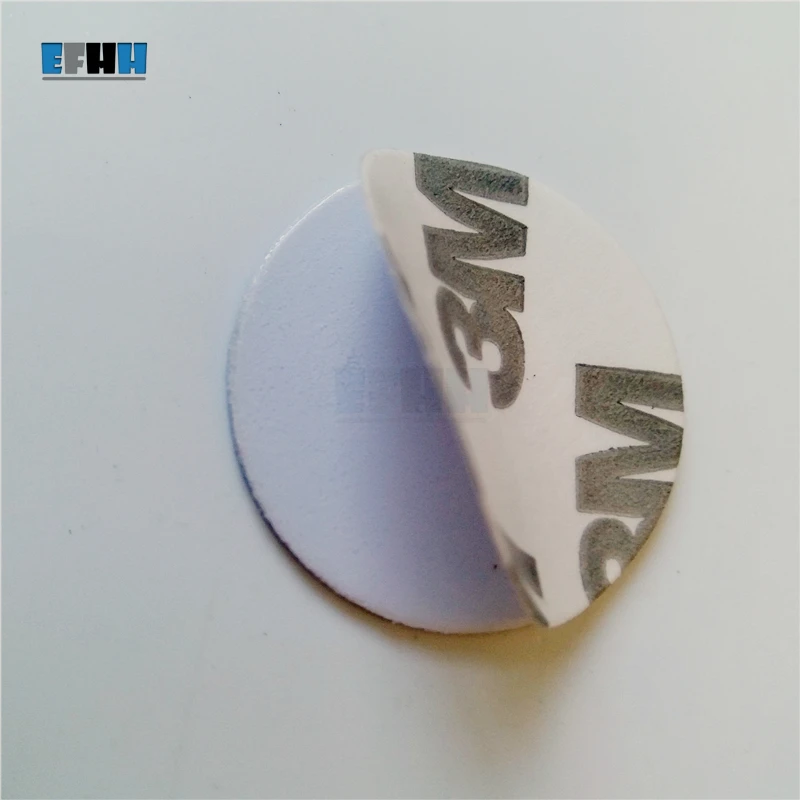 125 кГц T5577/T5557/T5567/T5200 перезаписываемые RFID Монета с 3 м липкой Стикеры в Карточки