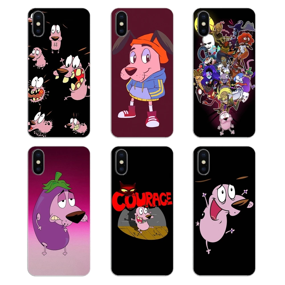 For Xiaomi Mi6 Mi 6 A1 Max Mix 2 5X 6X Redmi Note 5 5A 4X 4A A4 4 3 Plus Pro cartoon courage the cowardly dog Silicone Skin Case |