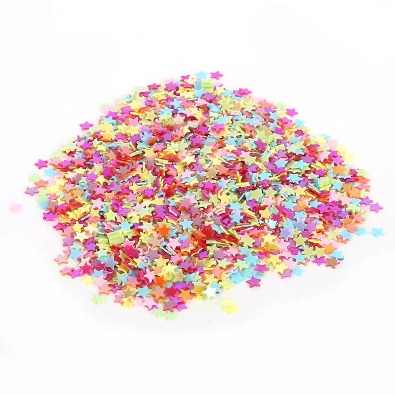 

Wholesale Retail 20g 13000Pcs/lot Mini Mixed Star Sequin For Crafts & Paillette Sewing Scrapbooking lentejuelas 3mm