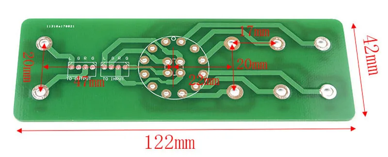 LORLIN-UK 2 канала 3 скорости аудио вход переключатель медью серебро выбор источника DIY kit для Hi-Fi усилитель A10-009