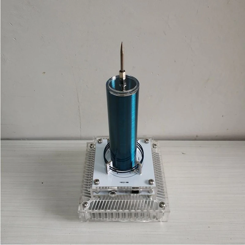 US $40.00 Tesla Coil Plays Music Ion Windmill Wreath Spacer Lamp Wireless