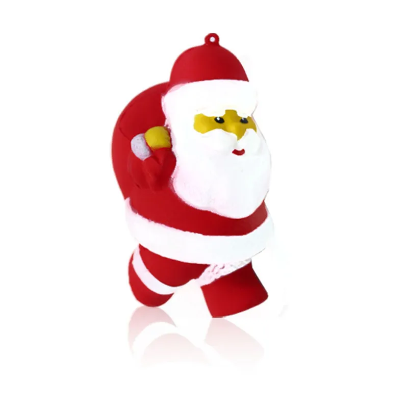 1 шт Санта Клаус мягкими замедлить рост отскок милые игрушки Рождество мягкая Хлюпать рождественские подарки декомпрессии игрушки