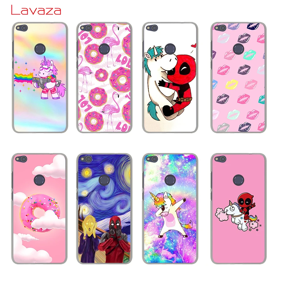 

Lavaza DEADPOOL Unicorns Hard Case for Huawei Mate 10 20 Lite Pro for Honor 6C 7A Pro 8 9 10 Lite 6A 7X 7C 8X Play Cover