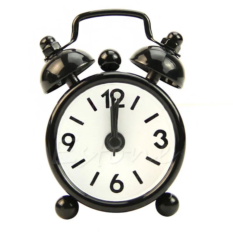 Popular Dial Number Round Desk Alarm Clock For Children Girl House Decoration