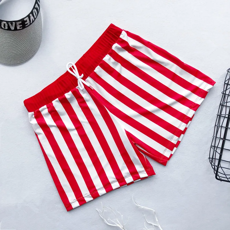 2020 Women Mens Couple Swimsuit Women Stripe Bikini Men Board Shorts Swimming Trunks Beach swimwear Surfing Boardshort Quick Dry 2020 Women Mens Couple Swimsuit Women Stripe Bikini Men Board Shorts Swimming Trunks Beach swimwear Surfing Boardshort Quick Dry