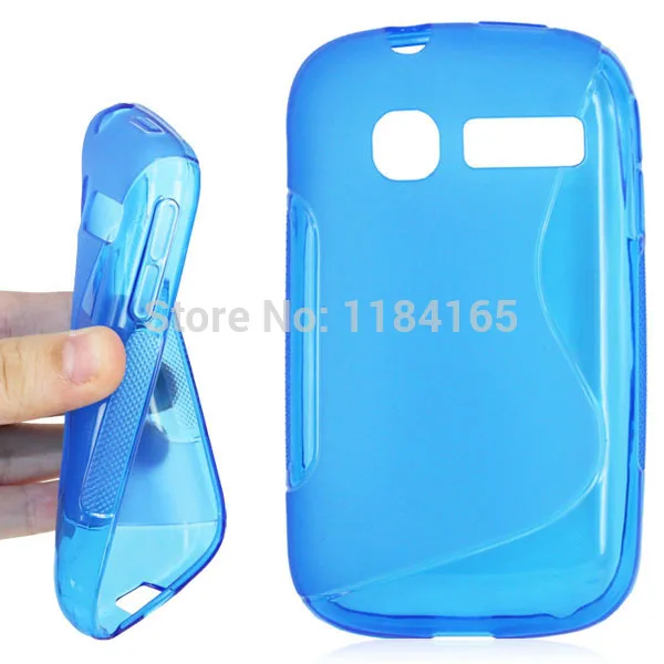 

JONSNOW Case for Alcatel One Touch Pop C1/OT-4015 Protection Cover Pudding Anti Skid Soft S Pattern TPU Shell in Wholesale