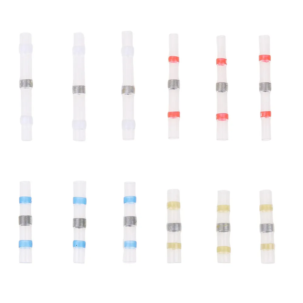 50/100/120 шт Терминатор электрический набор для электриков терм усадочная соединители проводов припоя рукава Водонепроницаемый быстро стыковой терминалы