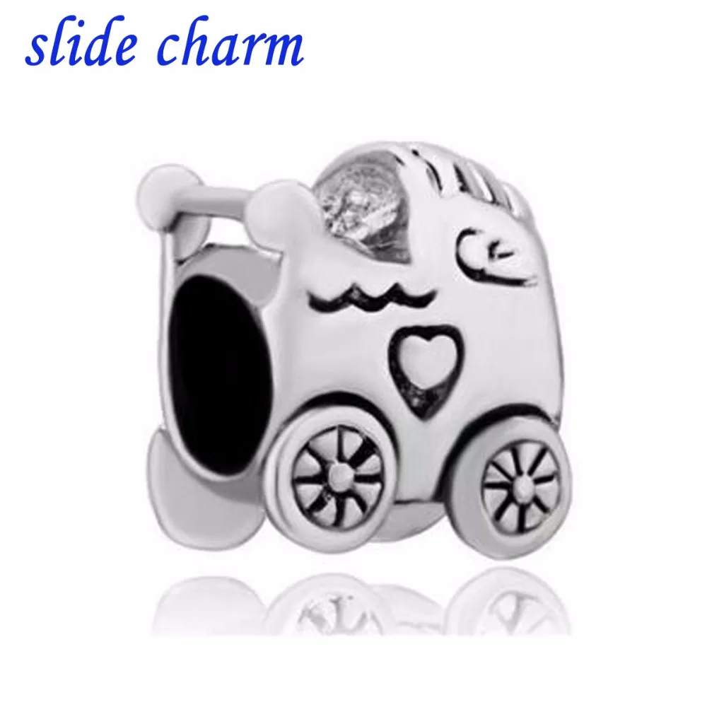 Slide Charm Free Shipping Child Charm Baby Carrier Beadss Fit Pandora Bracelet Aliexpress Jewelry Accessories