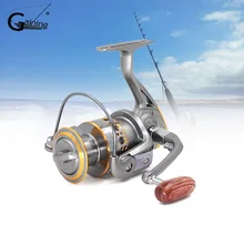 Спиннинговая Рыболовная катушка 13 подшипниковых шариков 1000-7000 серии металлическая Катушка спиннинговая Катушка лодка рок рыболовное колесо