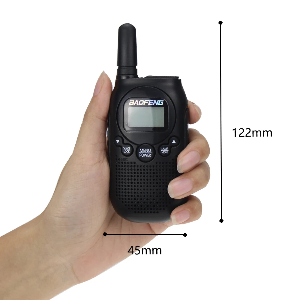 Baofeng BF T6 детская портативная мини рация двухстороннее радио 0 5 Вт FRS PMR портативное