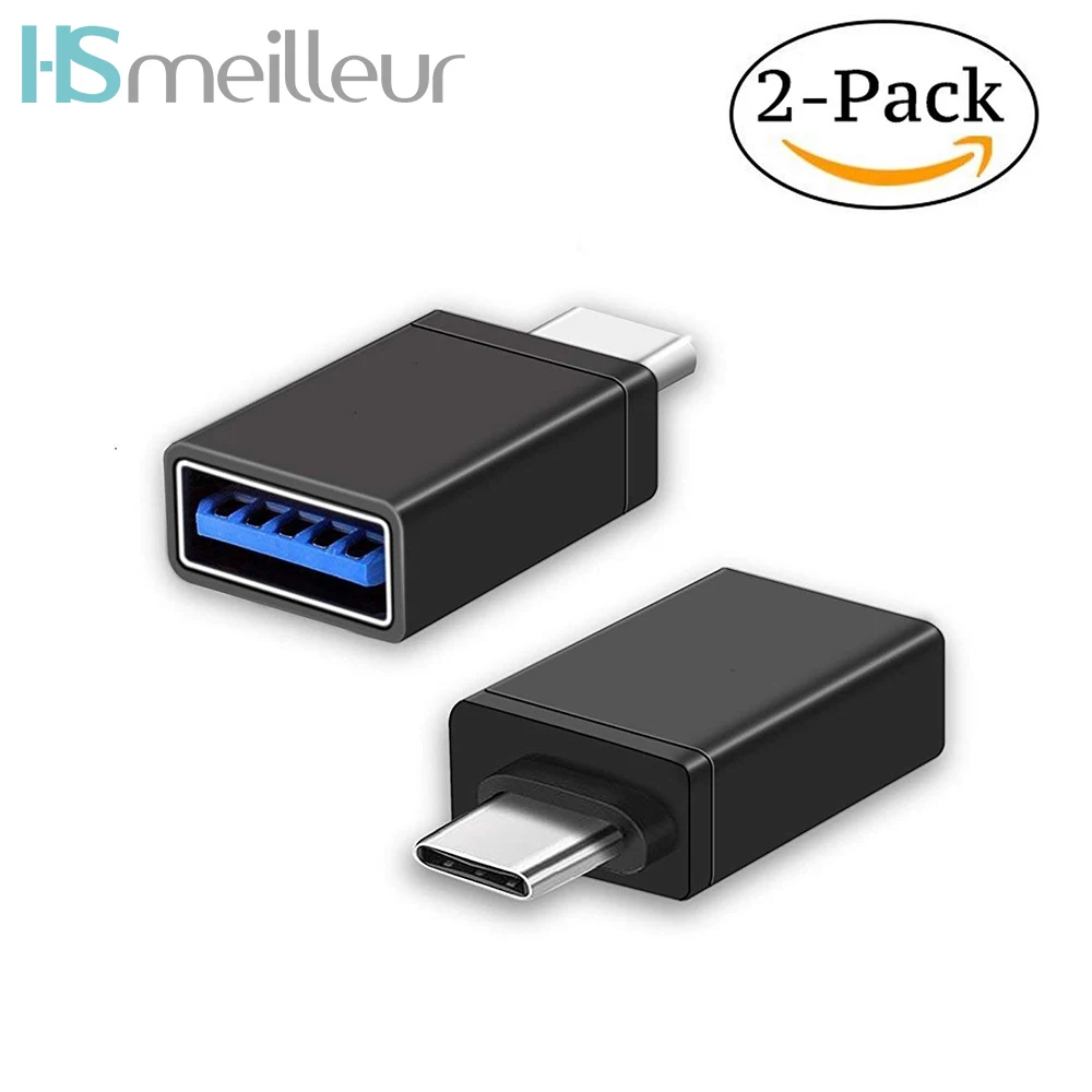 2 шт. Hsmeilleur USB C Type OTG адаптер Разъем для Samsung Galaxy Note 9 8 S8 Oneplus 6 5 Macbook 3 0 OTG|Переходники и