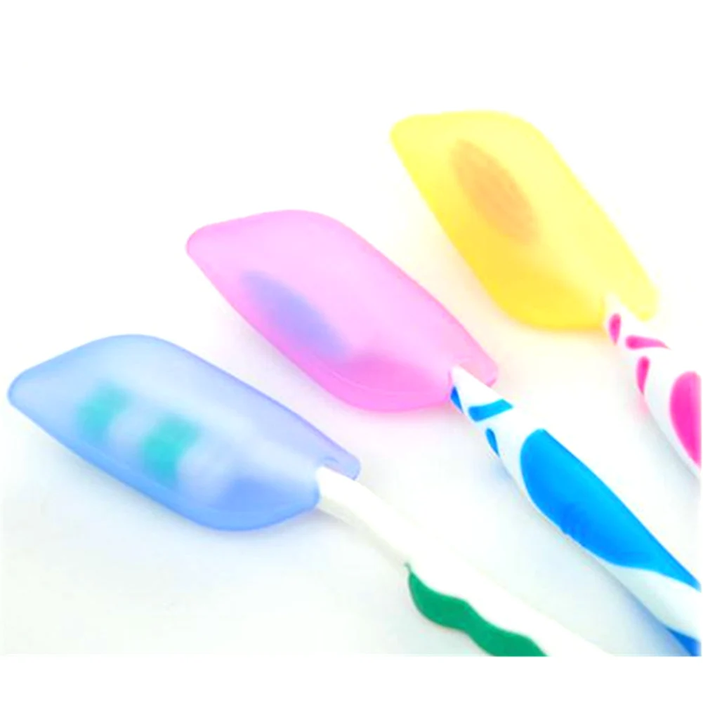 3pcs/set Food Grade Toothbrush Holder Head Case Cap Eco Friendly