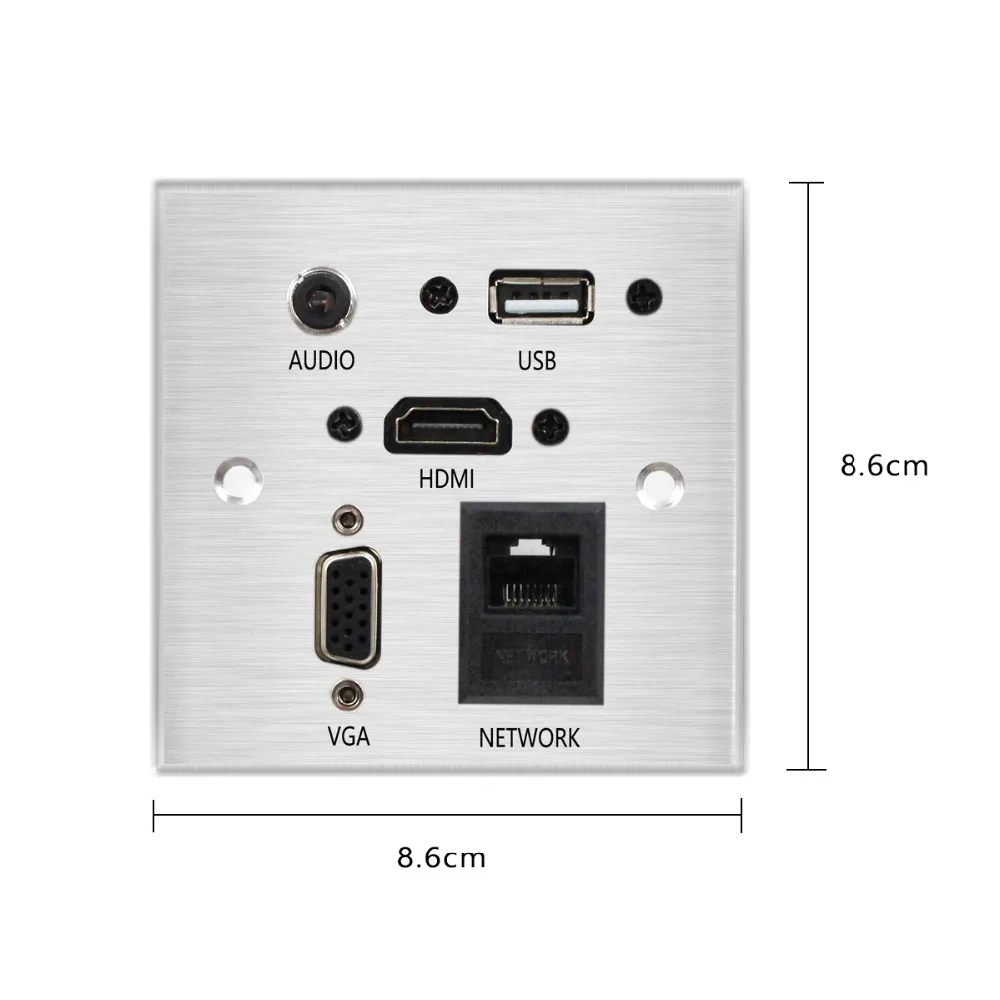 Мощность Кухня стол электрическая розетка настольные розетки мощность с аудио, USB, HDMI, VGA, сетевой порт