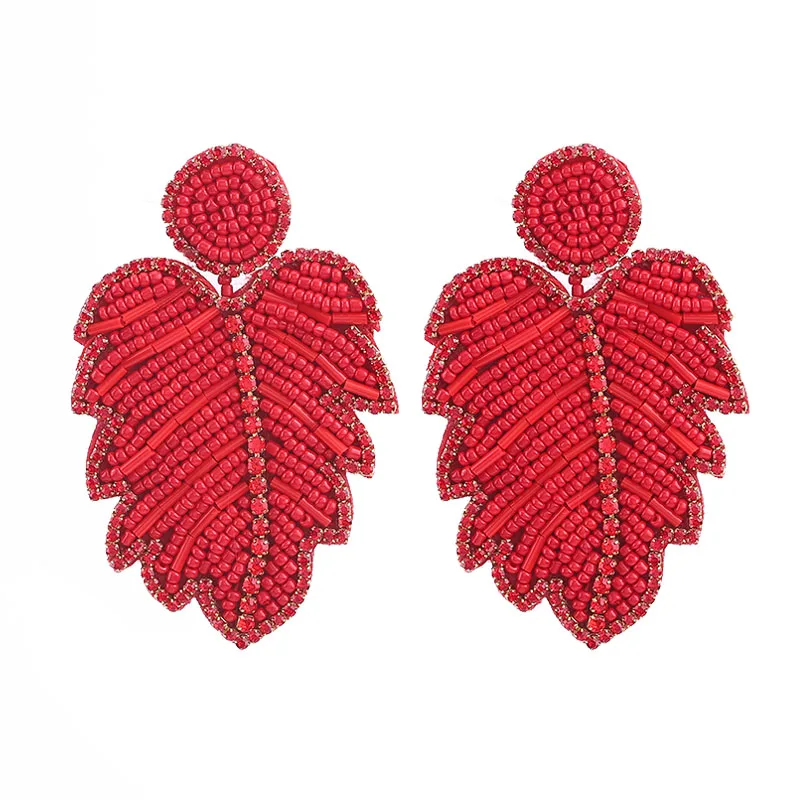 Висячие серьги Sehuoran ручной работы из бисера для женщин ювелирные изделия в стиле