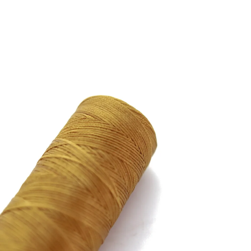 waxed thread 1.0mm yellow beige 2