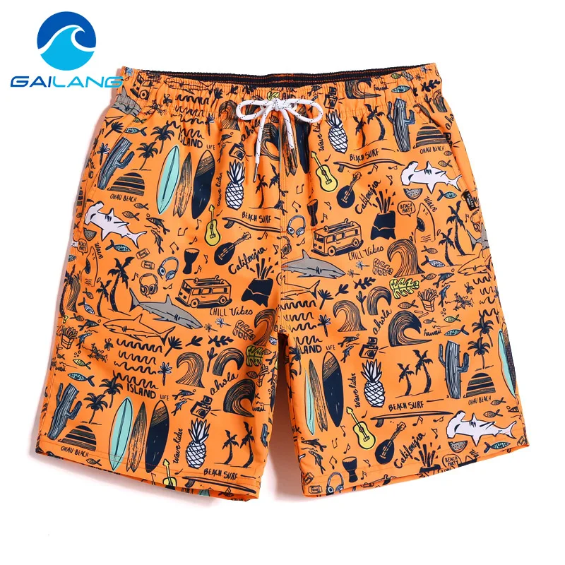 On Sale Swimwear Men Shorts Swimsuits Quick-Dry Summer Jogger-Trunks Gailang Beach Casual Brand 16R9KXN8