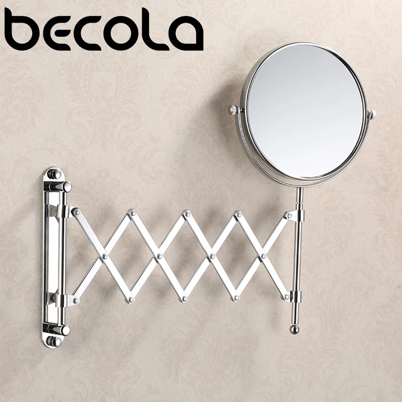 BECOLA 8 дюймовое 3X увеличительное круглое настенное зеркало для макияжа