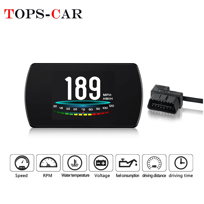 

GEYIREN P12 Car OBD2 On-Board Computer Multi Function OBD Digital Speed Meter RPM Gauge Auto Diagnostic Fault Code Tool