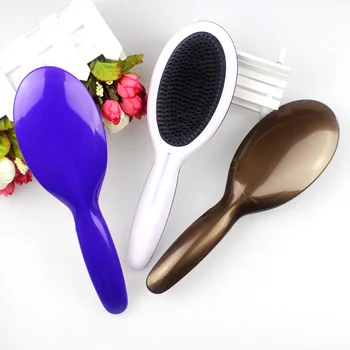 

1pcs Anti-static Hair Brush Comb Styling Tools Shower Electroplate Detangling Massage Combs for Salon Styling Women Girls Hair