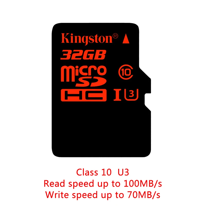 Kingston 16 Гб Micro SD карта класс 10 карт sd память 32 Гб мини SD карта 64 Гб TF карта UHS-I 128 Гб карта памяти для мобильного телефона - Емкость: 100MB U3 32GB