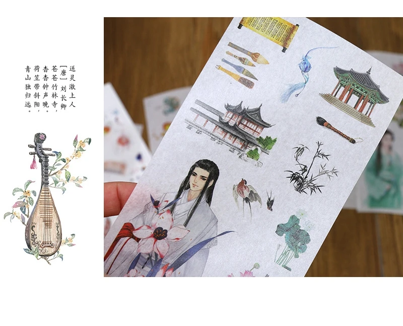 Girl Cartoon Stickers Anime Cute Kawaii Sticker Mobile Phone Book Gift DIY Ablum Diary Scrapbooking decoration label Stickers