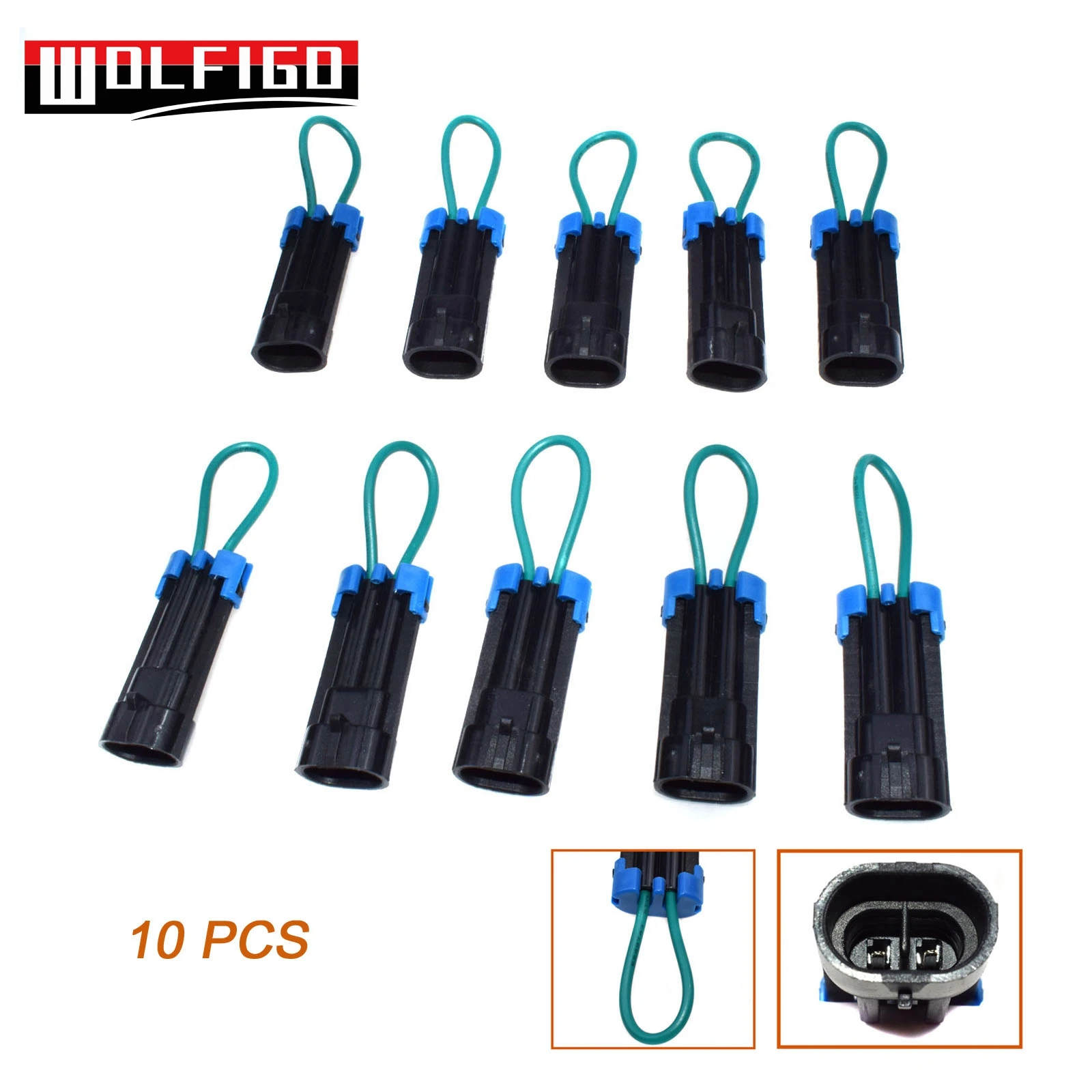 

WOLFIGO 1PC / 2PCS / 10PCS Seat Belt Harness Over Ride Clip Bypass Plug for Polaris RZR XP 1000 900 CAN AM Maverick X3 XDS XRS