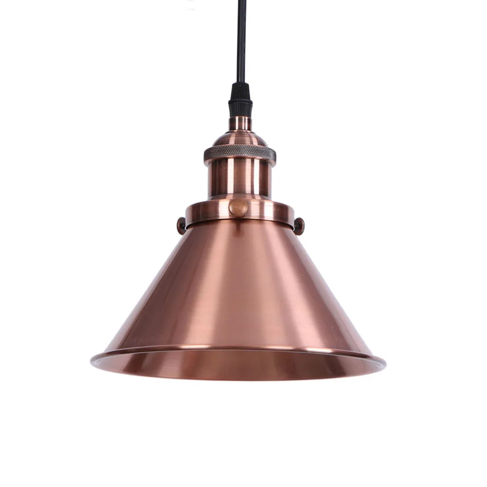 

Red bronze American Design Pendant Light Bedroom Iron bar Study Lamp Restaurant E27 Pendant Lamp Led Pendant light RPL0017