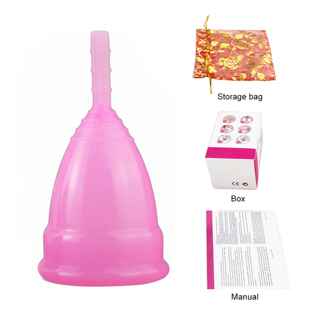 Wholesale 10pcs/lot Reusable Silicone Menstrual Cup Feminine Hygiene