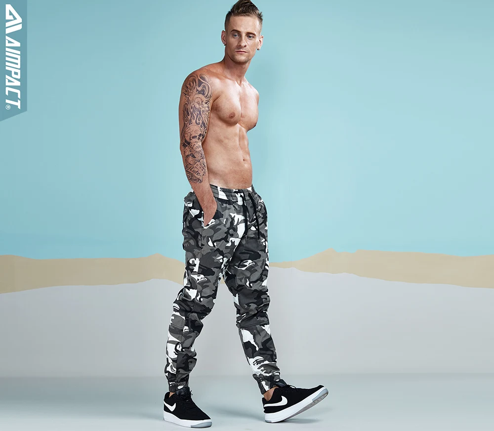 Aimpact 2018 New Men's Casual Camo Pants Cotton Chino Jogger Pants Man Fitted Trace Twill Pants Male Camouflage Trousers AM5014 (18)