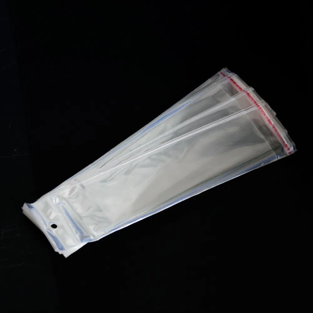 Заводская цена 100 шт. ясно Мини Малый пластиковые пакеты для ювелирных изделий 6*27 см самоклеющиеся Печать OPP посылка сумка PDC01-07CL