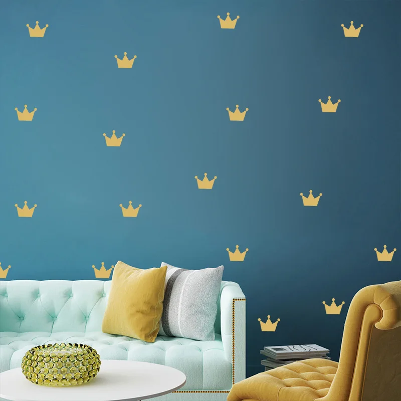 

Crown shape children's room wall stickers bedroom decoration retro wall decoration room decoration kids room decoration room