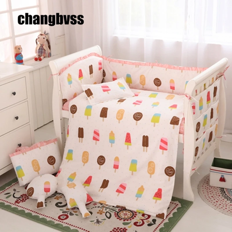 Hot New Arrival Baby Crib Bed Linen Cot Bedding Set Striped New Arrival Baby Crib Bed Linen Cot Bedding Set Striped Beddengoed Per Juegos De Sabanas Cama In Sets From Mother
