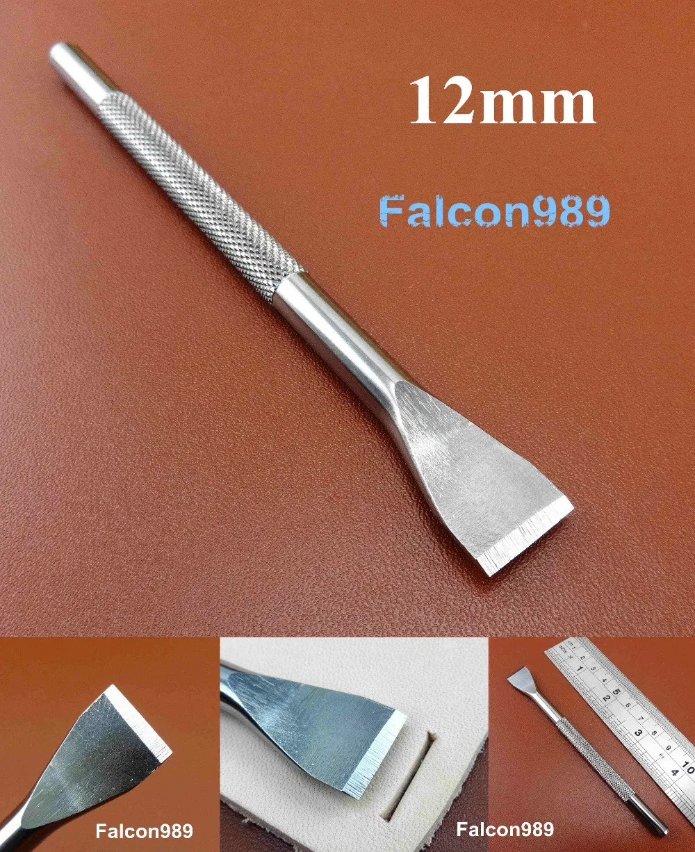 

1pc 1x12mm Leather Craft Pro Line Lacing Chisel Pricking Iron Punch Tool Carving Stamping Knife Cutter Edger Creaser Groover Awl