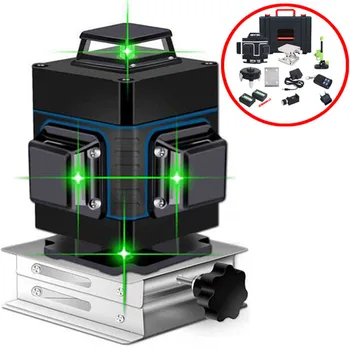 

Professional 16 Line 4D laser level 360 Vertical And Horizontal Laser Level Self-leveling Cross Line 4D Laser Level with outdoor