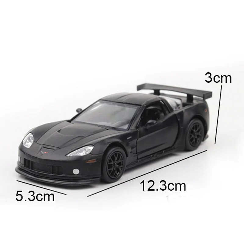 Hommate 1:36 Chevrolet Corvette C6 R спортивная модель автомобиля Моделирование сплава литья под