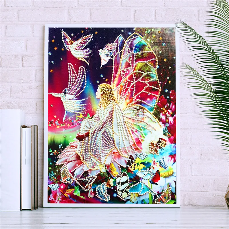 

Diamond Painting / Elf Beauty DIY Special Shape Diamond Painting / Cross Stitch / Diamond Embroidery