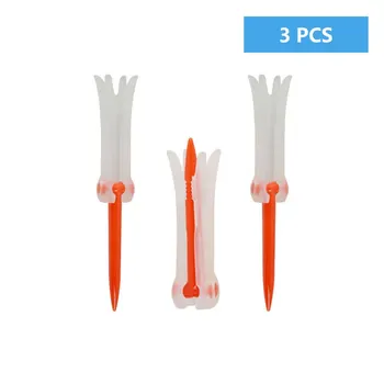 

3PCS Professional Golf Tee 1.8-3.3inch Foldable Evolution Tees Step up Rubber Horn Outdoor Golf Sports Training Equipment Aid