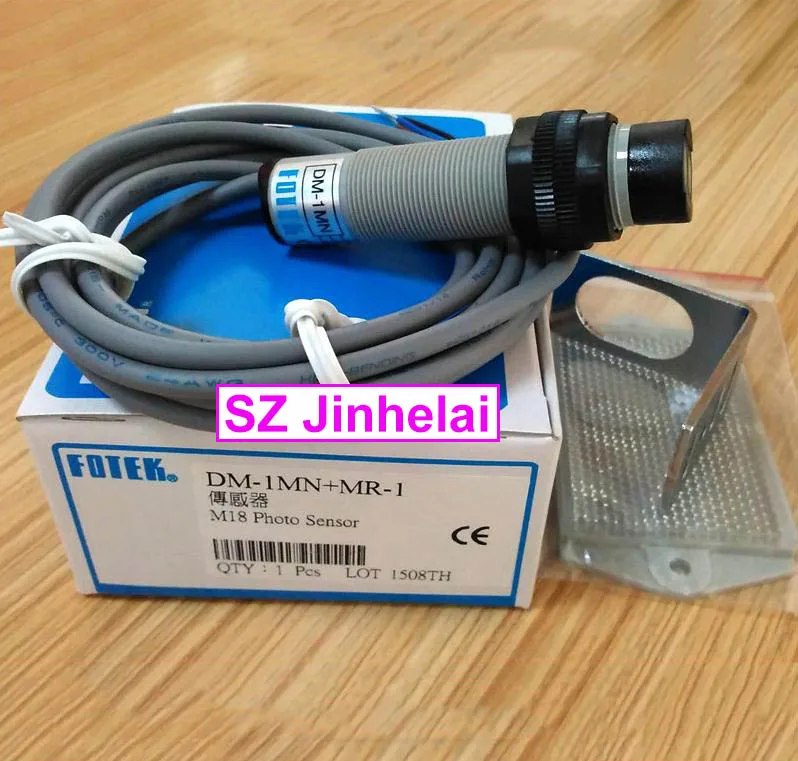 FOTEK DM-1MN+ MR-1 подлинный фотоэлектрический выключатель M18